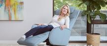 Fjords Axel Recliner SL Ice Leather