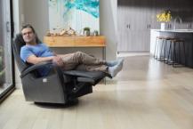 Fjords Recliner SL Slate leather